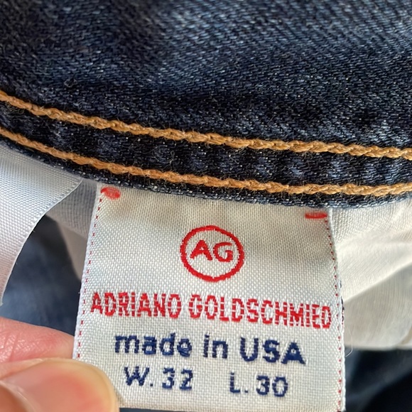 Y2K AG Adriano Goldschmied Mens Size 32 X 30 The Fillmore Relaxed Bootcut Jeans - Picture 12 of 13